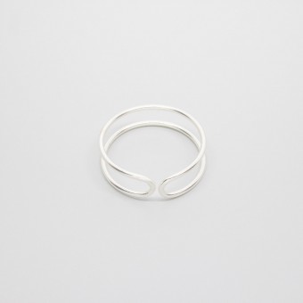 fejn jewelry - Double Ring Silber