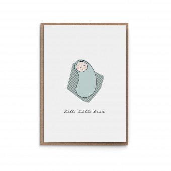 sonst noch was? Geburtskarte “Hello little Bean”