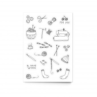 sonst noch was? Stickerbogen A6 “Handmade” 