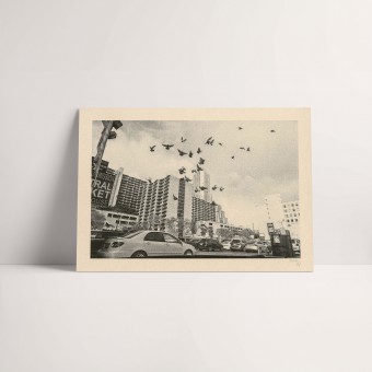 A3 - Filmfotografie Risoprint - Motiv: Urban Downtown L.A. - Vitja Photo Prints