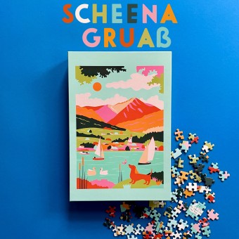 Das Puzzle Kollektiv - Puzzle "Scheena Gruaß" 500 Teile