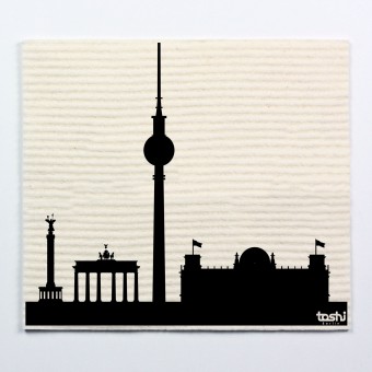 toshi Schwammtuch "Berliner Skyline"