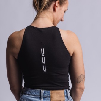 DRUCK STÜCK Cropped Top Jona Ü