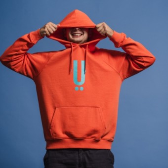 DRUCK STÜCK Hüüdie Unisex Orangenorange
