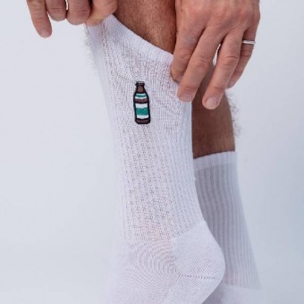 Helles | Bestickte Bio Baumwoll Socken | Fashion Drinks