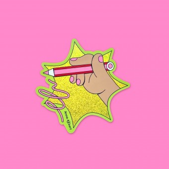 Anne Albert – Sticker –Hand