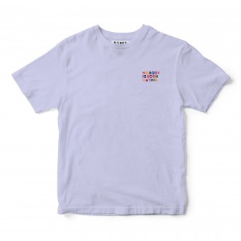 T-Shirt No Hate / Lavendel Rainbow