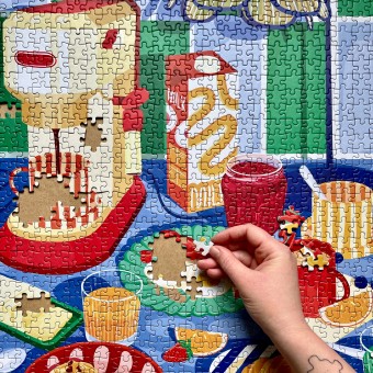 Das Puzzle Kollektiv - Puzzle "Breakfast" 1000 Teile