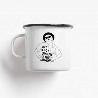 typealive / Emaillebecher Tasse / Blank Space