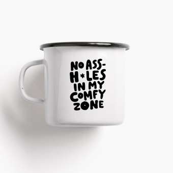 typealive / Emaillebecher Tasse / Comfy Zone