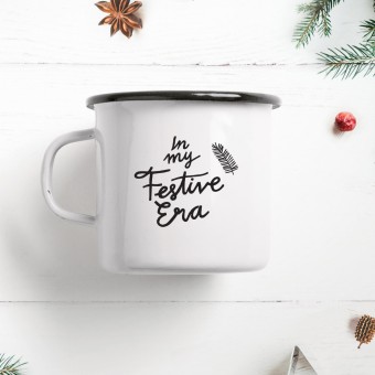 typealive / Emaillebecher Tasse / Festive Era