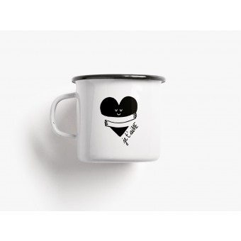 typealive / Emaillebecher Tasse / Je t'aiME