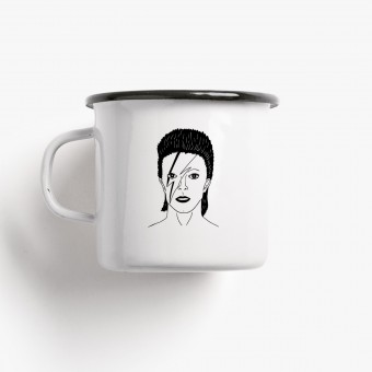 typealive / Emaillebecher Tasse / Star Man