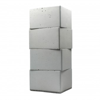 betonIDEE | Beton-Vase gestapelt 