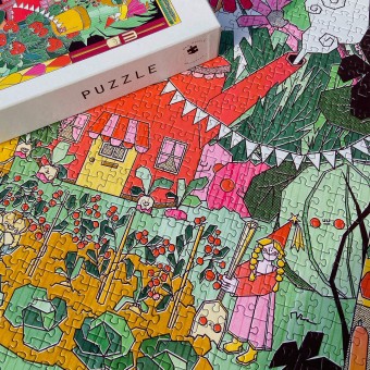 Das Puzzle Kollektiv - Puzzle "Enchanted Vegetable Garden" 1000 Teile