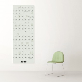 2-teiliger Wandkalender 2026, hoch oder quer, A1, mit passenden Klebezetteln // sperlingB.design