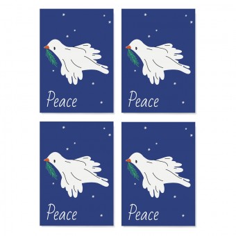 Family Tree Studio / Postkarten "Peace" / 4 Stück