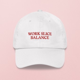 Work Slice Balance Cap, weiss – studio ciao