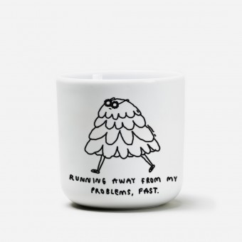 RUNNING AWAY FROM MY PROBLEMS, FAST Becher - yahya studio, johanna schwarzer