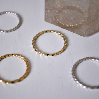 DOPPELLUDWIG - 
Ring "Verdreht" aus 925/- Silber