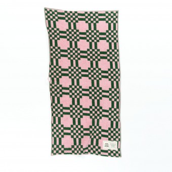 Towel.Studio | Weave Handtuch | Pink & Green