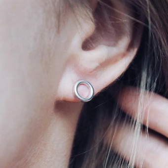 Anoa Ohrstecker Kreis klein