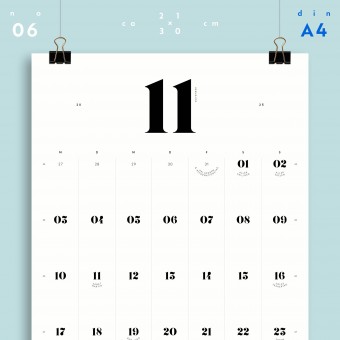 A4 Monatskalender Nr. 06 / ab sofort / frau rippe