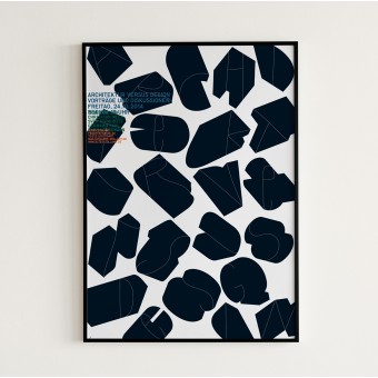 hinzkunst Plakat „Architektur versus Design“ DIN A1