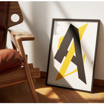 hinzkunst Plakat „AZ - The Future of Type“ DIN A1