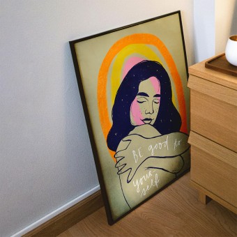 franzizo Print A4 »be good to yourself«