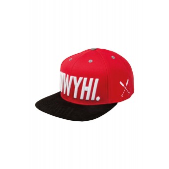 HOME IS WHERE YOUR HEART IS. – Logo Snapback Cap "HIWYHI." (RED/BLACK)