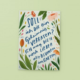 franzizo Postkarte »Blumengarten«