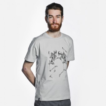 Bon Matin T-Shirt Skelette No. 4 (light grey)
