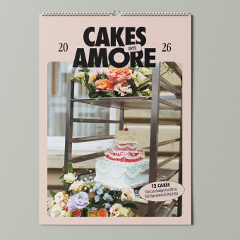 "Cakes Avec Amore" Kalender 2026 by Kim Sapountsis & Polz