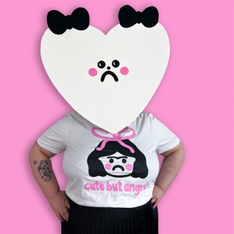 T-Shirt cute but angry ✿ Jenne Grassmann