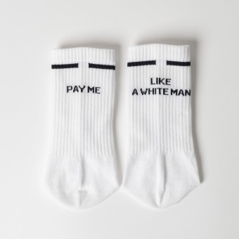 Pay me like a white man - Statement Socken - arrel