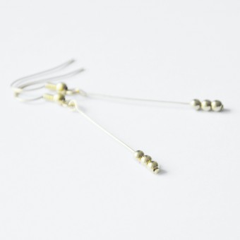 nahili OHRRINGE "golden dots" alt - gold bronze Ohrschmuck (Brisuren oder Haken)