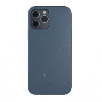 Woodcessoires – Nachhaltige iPhone Hülle aus Bio-Material für iPhone 12 / Mini / Pro / Pro Max (navy blau)