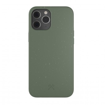 Woodcessoires – Nachhaltige iPhone Hülle aus Bio-Material für iPhone 12 / Mini / Pro / Pro Max (nachtgrün)