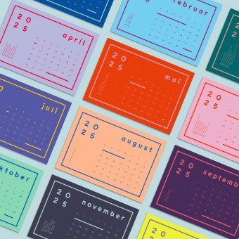 Postkartenkalender inkl. Kartenhalter / ab sofort / Frau Rippe