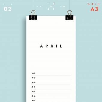 Geburtstagskalender Nr. 02 / immerwährend / frau rippe