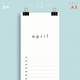 Geburtstagskalender Nr. 04 / immerwährend / frau rippe