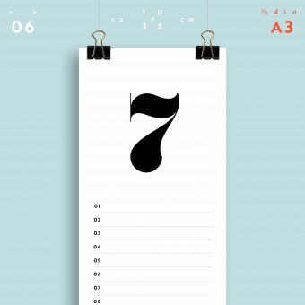 Geburtstagskalender Nr. 06 / immerwährend / frau rippe
