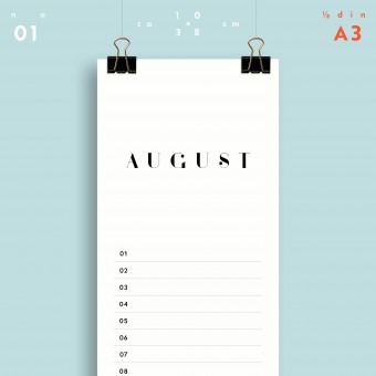 Geburtstagskalender Nr. 01 / immerwährend / frau rippe
