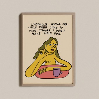 Print "Free time" – A4 – Eva Dietrich