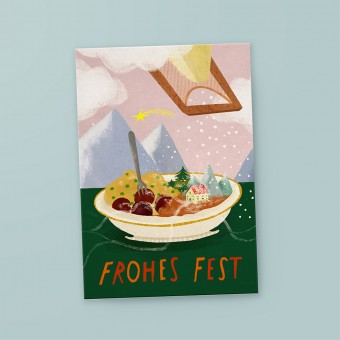franzizo Postkarte »Frohes Fest«