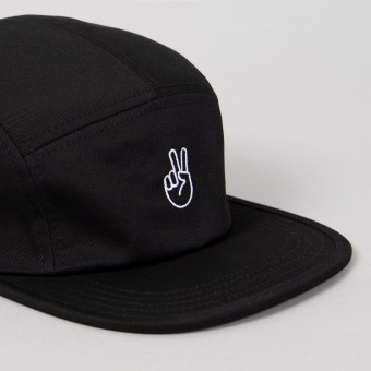 Fyngers – Peace – Five Panel Cap Schwarz