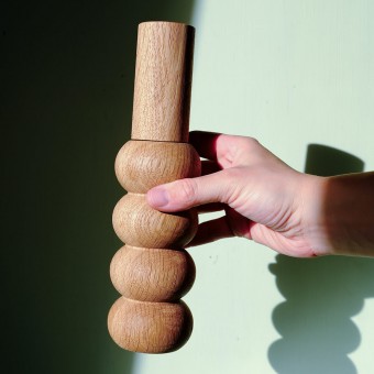 Gewürzmühle | kugelig unten | rundund