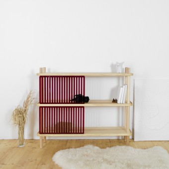 halblang | Sideboard | Regal „Blendend 2“ | Streifen Muster