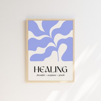 Poster HEALING A3 – the slouvibes
